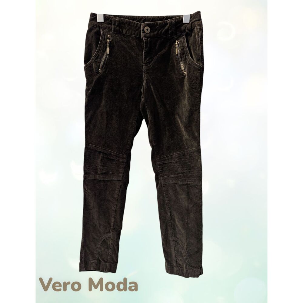Moda International corduroy skinny trousers/pants  Sz S